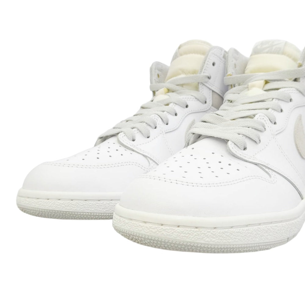 NIKE ナイキ BQ4422-100 Air Jordan 1 High 85 Neutral Grey エアジョーダン1 ハイ 85 ニュートラルグレー ハイカット スニーカー ホワイト系 27.5cm【中古】