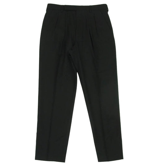 CELINE セリーヌ 19SS 2P093673D NEW WAVE ツープリーツ ニューウェーブ パンツ スラックス ブラック系 46【中古】