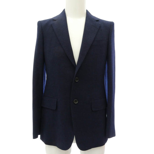 WACKO MARIA ワコマリア Ermenegildo Zegna エルメネジルドゼニア製カシミヤ混ウール 3ピース スーツ ジャケット ベスト パンツ セットアップ ネイビー系 Sサイズ【中古】