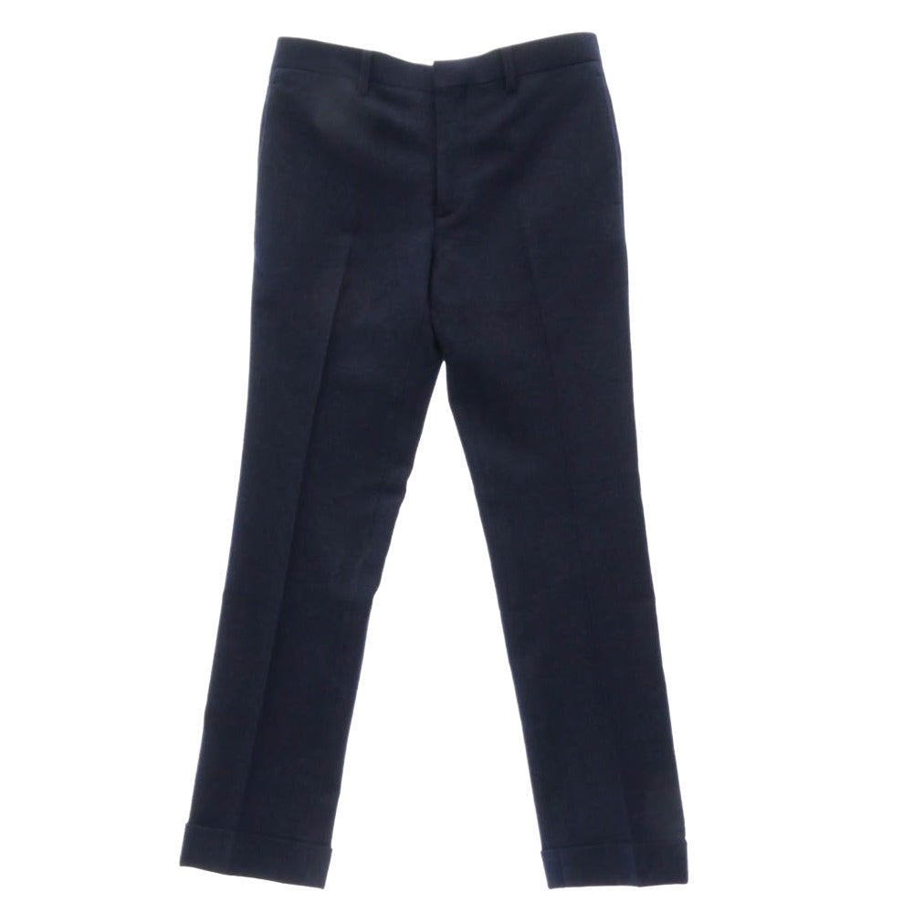 WACKO MARIA ワコマリア Ermenegildo Zegna エルメネジルドゼニア製カシミヤ混ウール 3ピース スーツ ジャケット ベスト パンツ セットアップ ネイビー系 Sサイズ【中古】