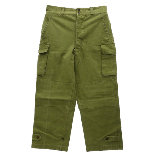 ヴィンテージ M47 French army フランス軍 ミリタリー カーゴ パンツ カーキ系 37【中古】