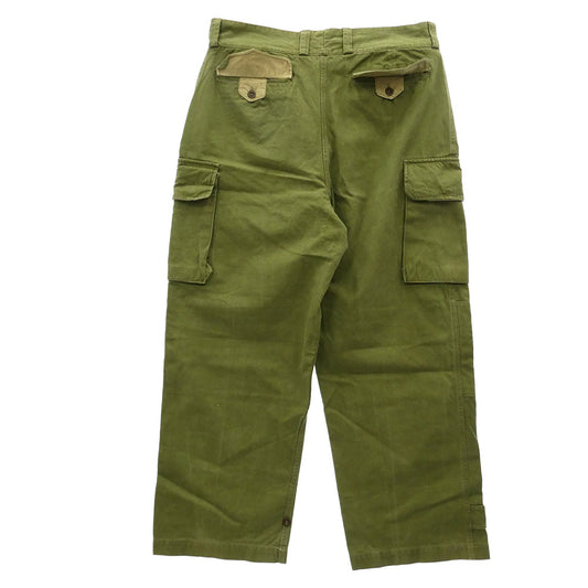 ヴィンテージ M47 French army フランス軍 ミリタリー カーゴ パンツ カーキ系 37【中古】