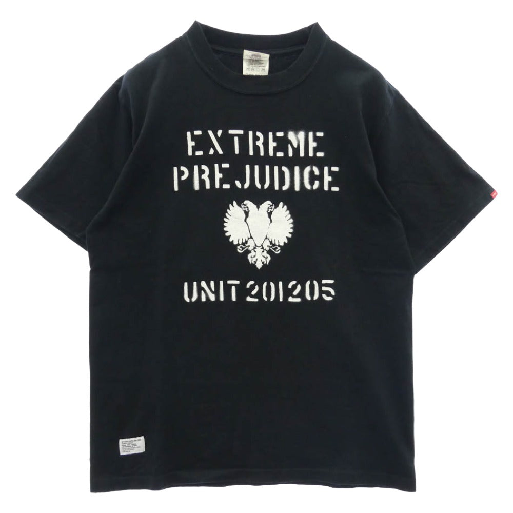 WTAPS ダブルタップス 08SS EXTREME PREJUDICE プリント 半袖 Tシャツ ブラック系 S【中古】