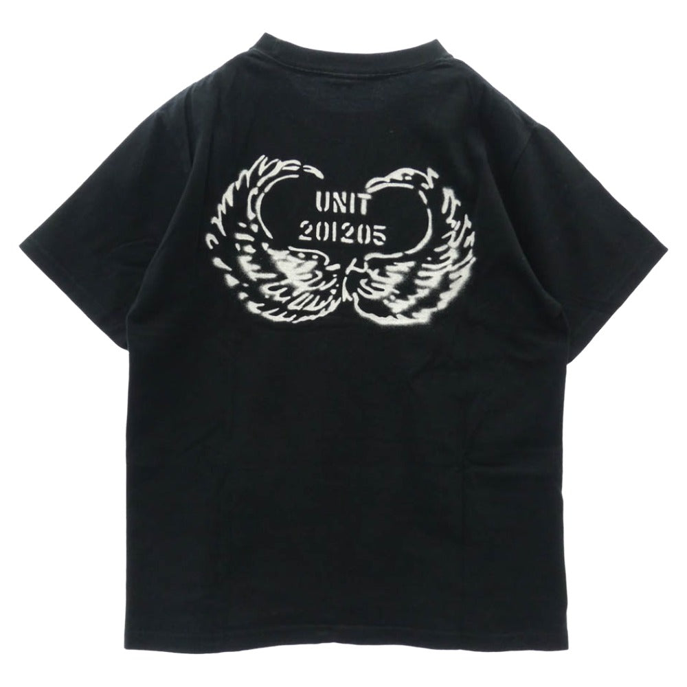 WTAPS ダブルタップス EXTREME PREJUDICE バックプリント 半袖 Tシャツ ブラック系 S【中古】