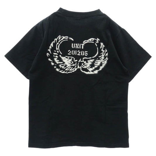 WTAPS ダブルタップス EXTREME PREJUDICE バックプリント 半袖 Tシャツ ブラック系 S【中古】