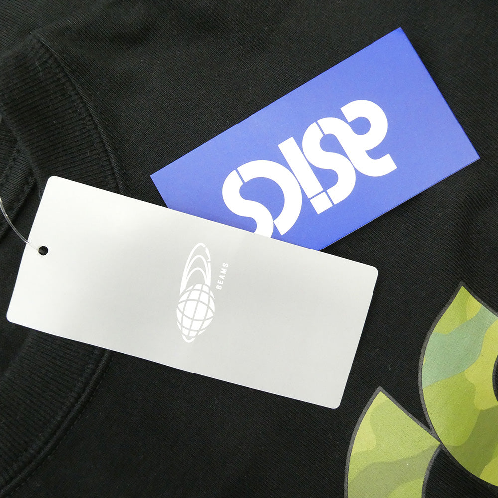 asics アシックス BEAMS ビームス mita sneakers ミタスニーカーズ x BEAMS ビームス x mita sneakers ミタスニーカーズ プリント 半袖 Tシャツ ブラック系 S【極上美品】【中古】