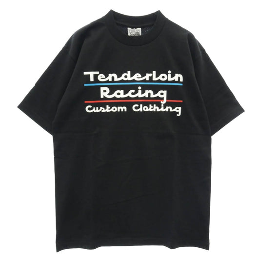 TENDERLOIN テンダーロイン TEE TR レーシング ロゴプリント PRO CLUB プロクラブ 半袖 Tシャツ ブラック系 M【極上美品】【中古】