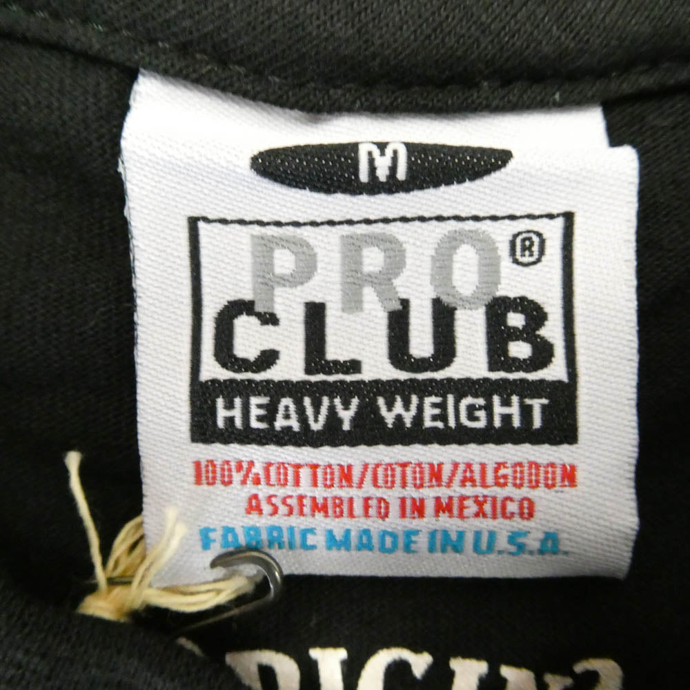TENDERLOIN テンダーロイン TEE TR レーシング ロゴプリント PRO CLUB プロクラブ 半袖 Tシャツ ブラック系 M【極上美品】【中古】