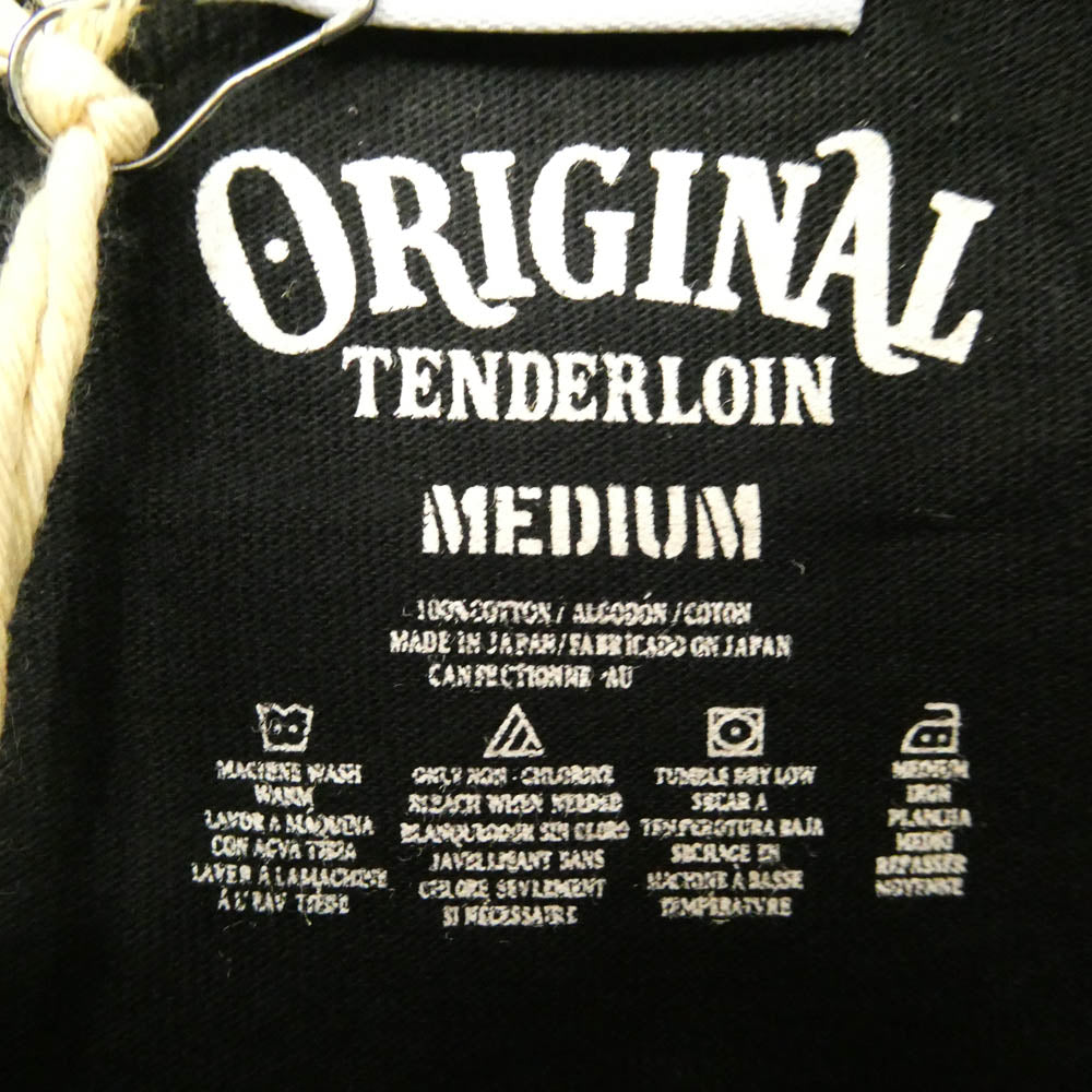 TENDERLOIN テンダーロイン TEE TR レーシング ロゴプリント PRO CLUB プロクラブ 半袖 Tシャツ ブラック系 M【極上美品】【中古】