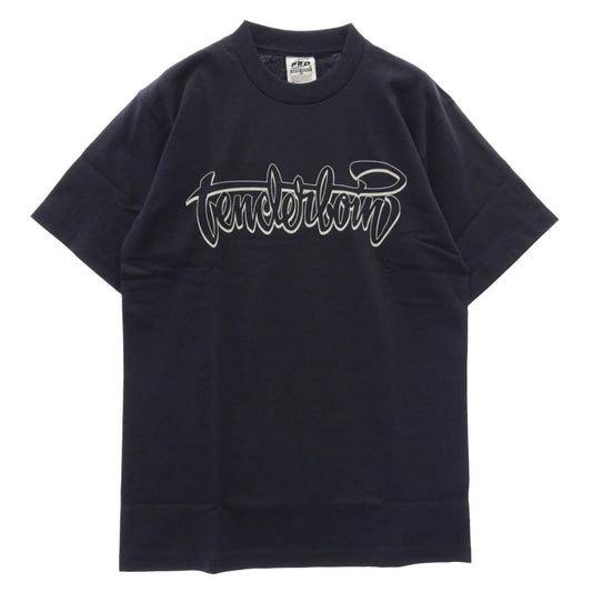 TENDERLOIN テンダーロイン PRO CLUB プロクラブ TEE SP ロゴプリント PRO CLUB プロクラブ 半袖 Tシャツ ネイビー ネイビー系 M【極上美品】【中古】