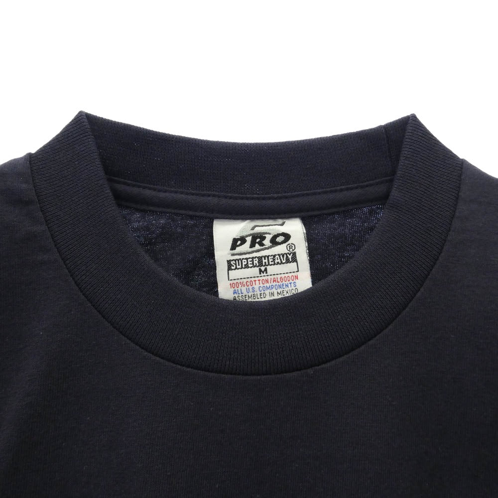 TENDERLOIN テンダーロイン PRO CLUB プロクラブ TEE SP ロゴプリント PRO CLUB プロクラブ 半袖 Tシャツ ネイビー ネイビー系 M【極上美品】【中古】