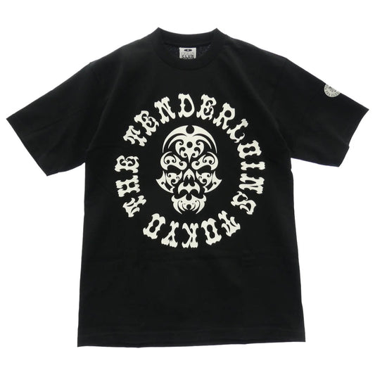 TENDERLOIN テンダーロイン TEE BS ボルネオスカル プリント PRO CLUB プロクラブ 半袖 Tシャツ ブラック系 M【極上美品】【中古】