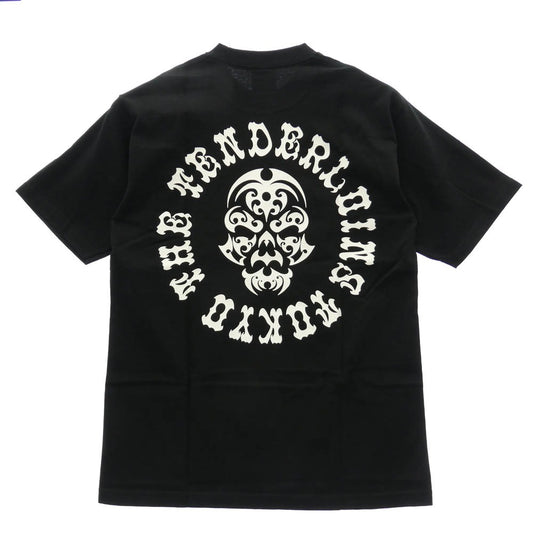 TENDERLOIN テンダーロイン TEE BS ボルネオスカル プリント PRO CLUB プロクラブ 半袖 Tシャツ ブラック系 M【極上美品】【中古】