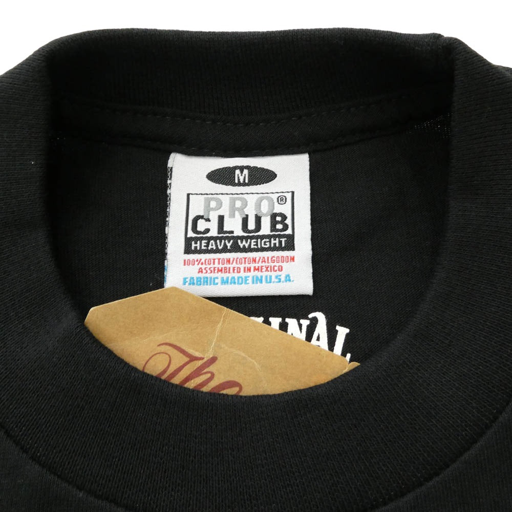 TENDERLOIN テンダーロイン TEE BS ボルネオスカル プリント PRO CLUB プロクラブ 半袖 Tシャツ ブラック系 M【極上美品】【中古】