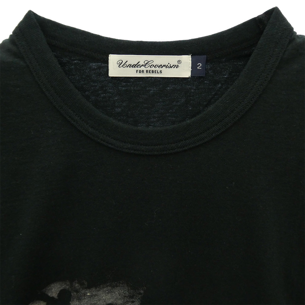 UNDERCOVER アンダーカバー 09SS Young Martyr Tee 若い殉教者 プリント 半袖 Tシャツ ブラック系 2【中古】