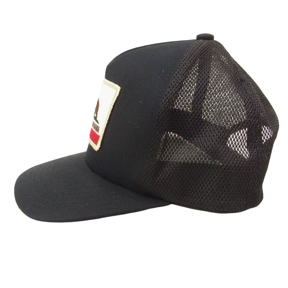 STANDARD CALIFORNIA スタンダードカリフォルニア FLAG PATCH MESH CAP フラッグ パッチ メッシュ キャップ ブラック系【中古】