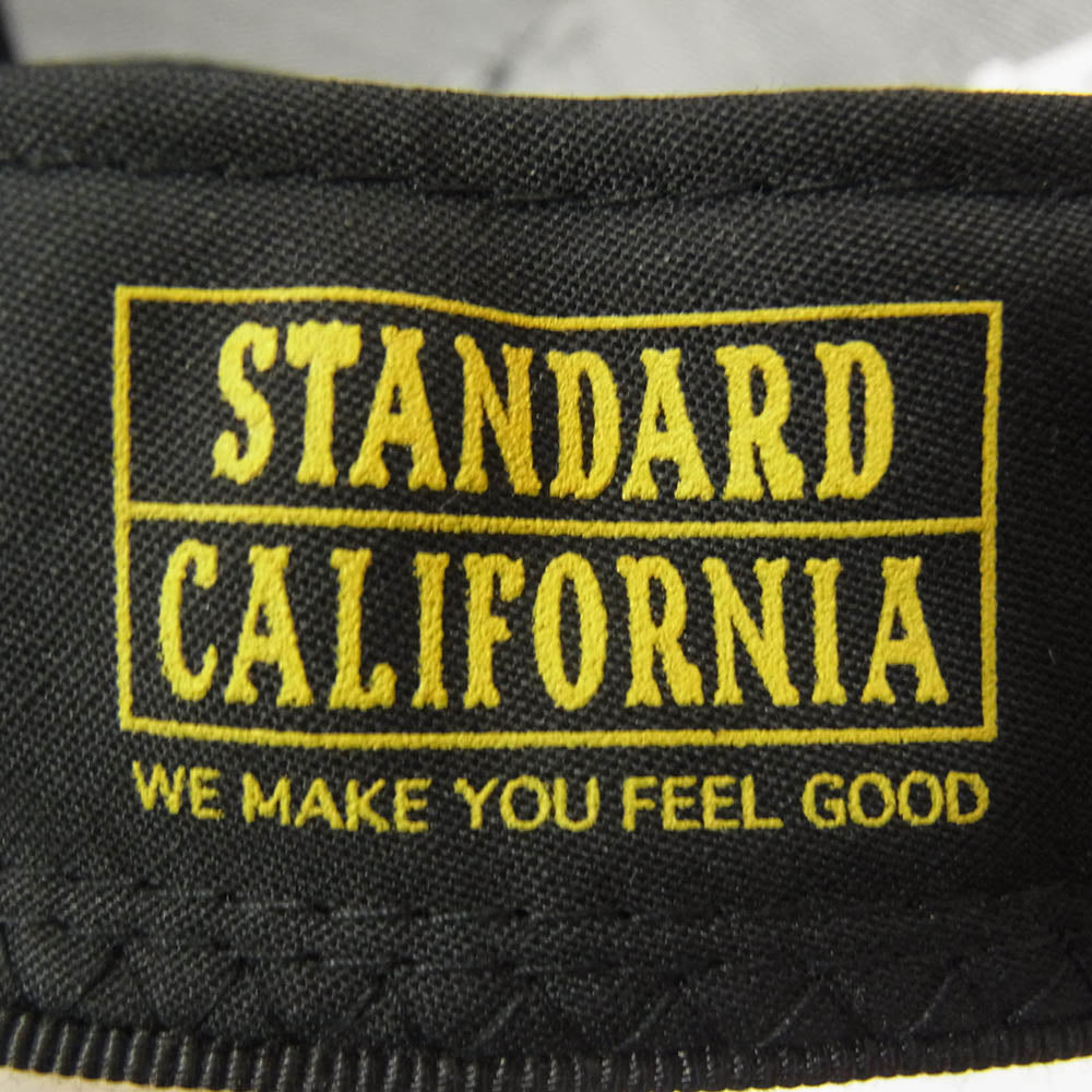 STANDARD CALIFORNIA スタンダードカリフォルニア FLAG PATCH MESH CAP フラッグ パッチ メッシュ キャップ ブラック系【中古】