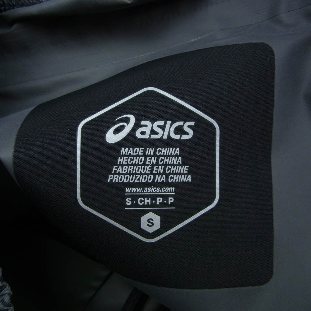 asics アシックス BEAMS ビームス 2031B677 × BEAMS 別注 GORE-TEX Pants ゴアテックス ナイロン パンツ グレー系 S【美品】【中古】