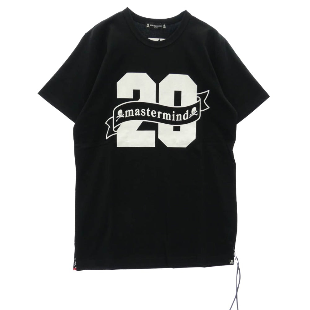 mastermind JAPAN マスターマインドジャパン MJ17P01-TS091-010 20TH LOVE&PEACE ロゴ スカル プリント Tシャツ ブラック系 S【新古品】【未使用】【中古】