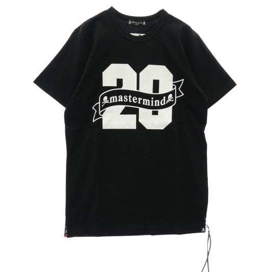 mastermind JAPAN マスターマインドジャパン MJ17P01-TS091-010 20TH LOVE&PEACE ロゴ スカル プリント Tシャツ ブラック系 S【新古品】【未使用】【中古】