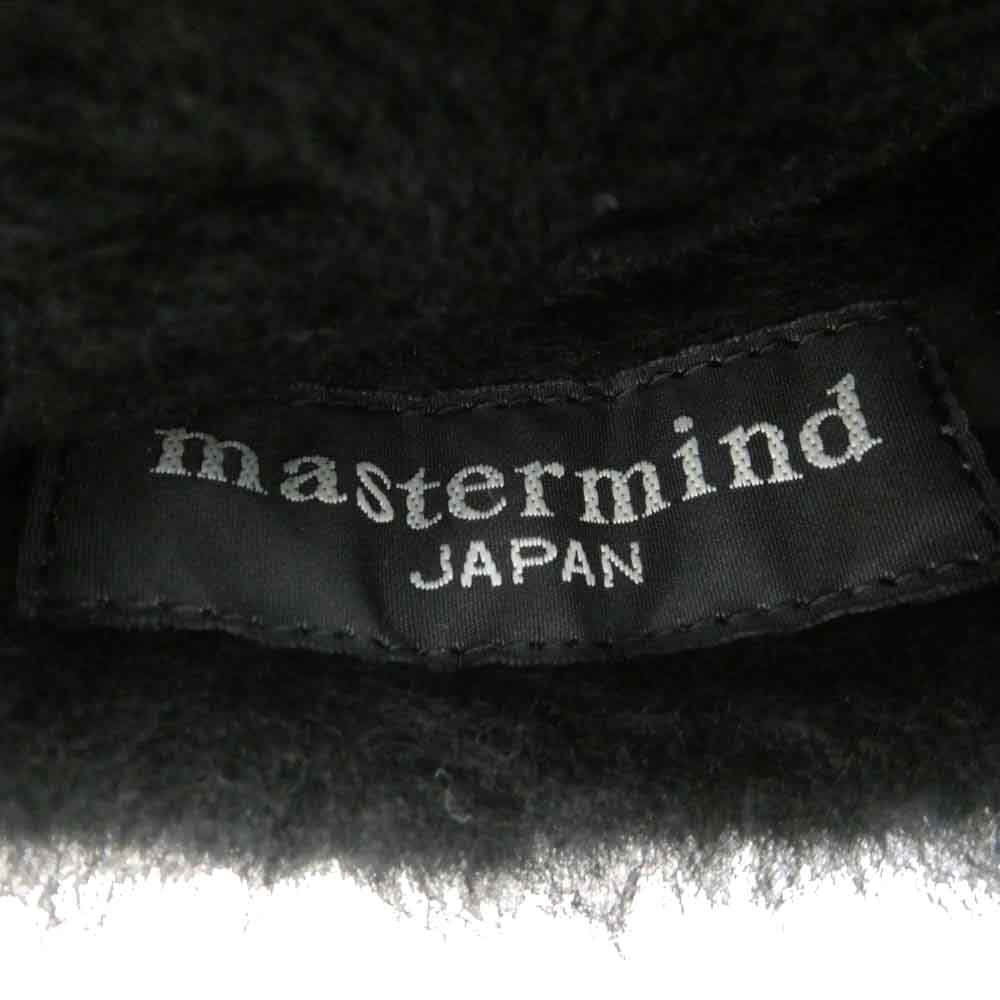 mastermind JAPAN マスターマインドジャパン ボア スカル オープンフィンガー グローブ 手袋 ブラック系【中古】