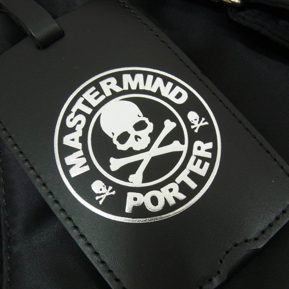 mastermind JAPAN マスターマインドジャパン × ポーター 80周年記念 TANKER タンカー 2WAY ブリーフ ショルダーバッグ ブラック系【極上美品】【中古】