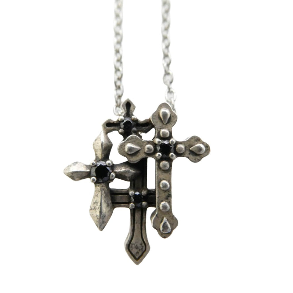 Justin Davis ジャスティンデイビス snj440 GRAVE CROSS グレイヴ クロス ネックレス シルバー系【中古】
