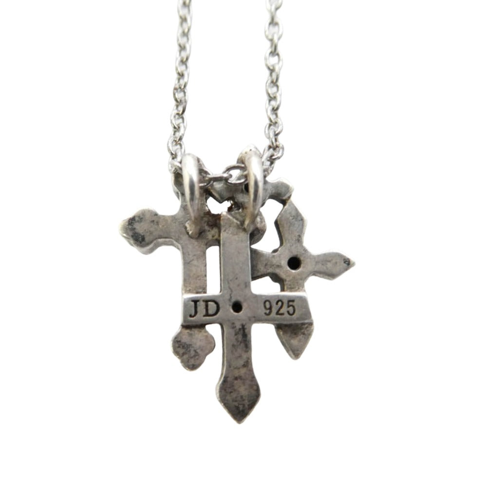 Justin Davis ジャスティンデイビス snj440 GRAVE CROSS グレイヴ クロス ネックレス シルバー系【中古】