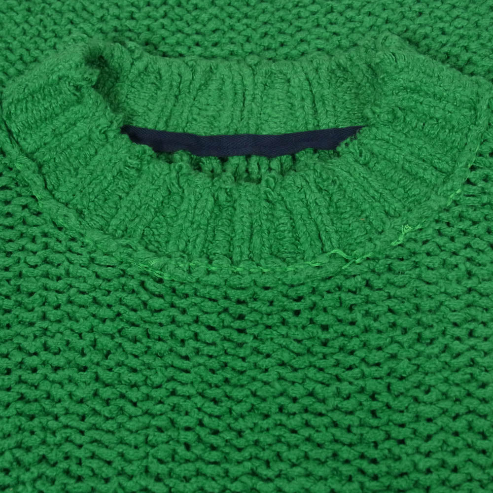 Sacai サカイ 24SS 24-03330M Knit Pullover プルオーバー 長袖 ニット セーター グリーン系 3【中古】