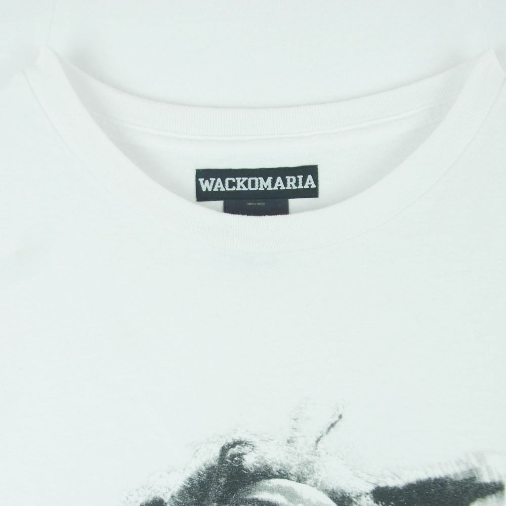 WACKO MARIA ワコマリア ONE LOVE BOB MARLEY T-SHIRT ワンラブ ボブマーリー 半袖 Tシャツ コットン ホワイト系 XXL【中古】