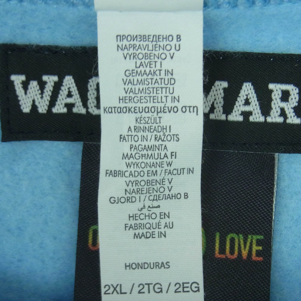 WACKO MARIA ワコマリア ONE LOVE BOB MARLEY ワンラブ ボブマーリー スウェット トレーナー ライトブルー系 2XL【中古】