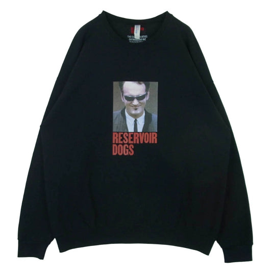 WACKO MARIA ワコマリア reservoir dogs CREW NECK SWEAT SHIRT レザボア・ドッグス クルーネック スウェット トレーナー ブラック系 2XL【中古】