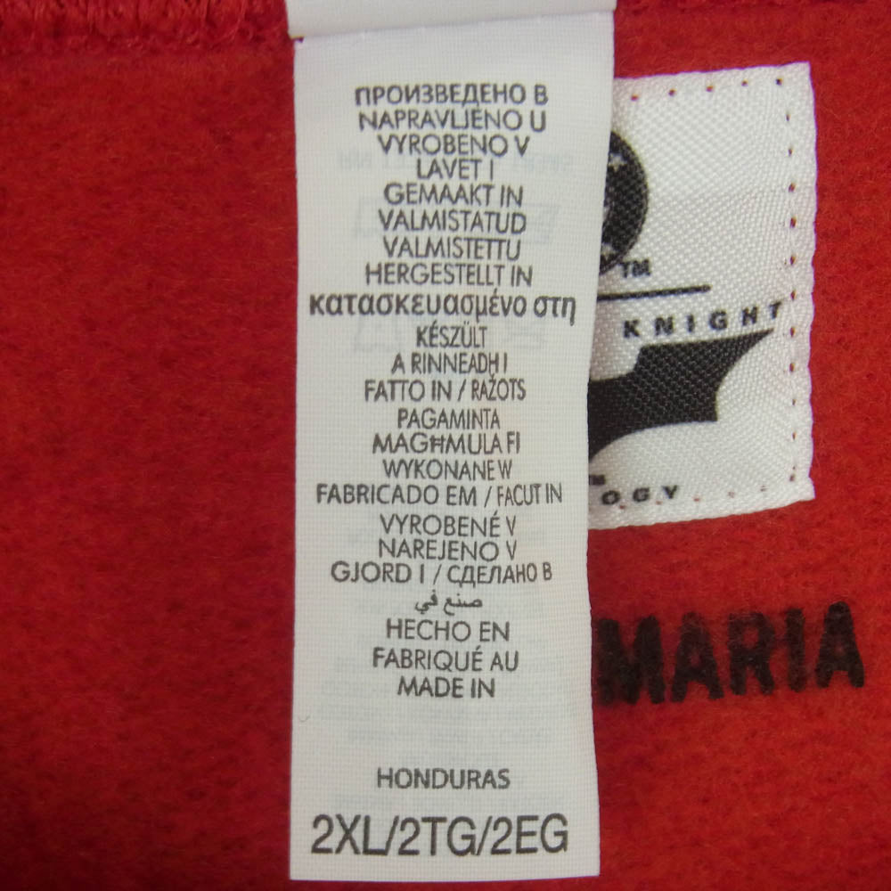 WACKO MARIA ワコマリア The Dark Knight Trilogy ジョーカー ダークナイトトリロジー スウェット トレーナー レッド系 2XL【中古】