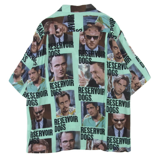WACKO MARIA ワコマリア 24ss reservoir dogs S/S HAWAIIAN SHIRT レザボア・ドッグス ハワイアン 半袖 シャツ ライトグリーン系 ミントグリーン系 XL【中古】