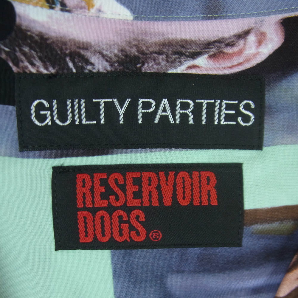 WACKO MARIA ワコマリア 24ss reservoir dogs S/S HAWAIIAN SHIRT レザボア・ドッグス ハワイアン 半袖 シャツ ライトグリーン系 ミントグリーン系 XL【中古】