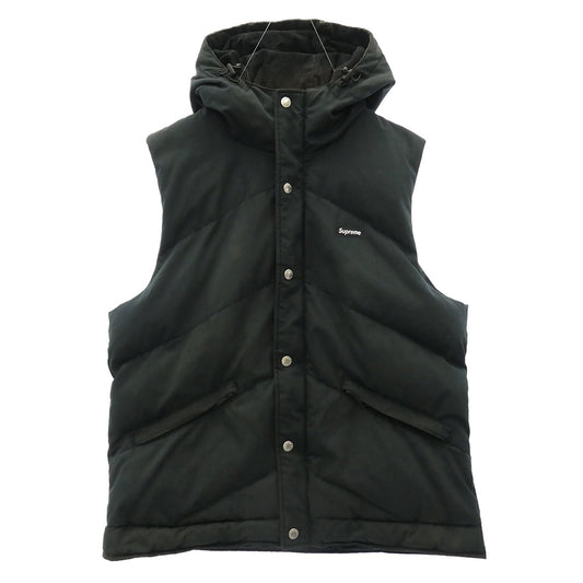 Supreme シュプリーム 12AW Hooded Down Vest フーデッド 中綿インサレーション ベスト ブラック系 M【中古】