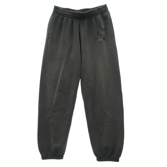 Supreme シュプリーム 23SS カナダ製 Overdyed S Logo Sweatpant オーバーダイド S ロゴ 刺繍ロゴ スウェット パンツ グレー系 M【中古】