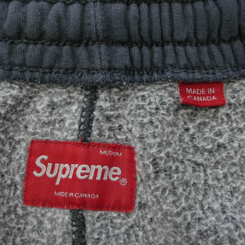 Supreme シュプリーム 23SS カナダ製 Overdyed S Logo Sweatpant オーバーダイド S ロゴ 刺繍ロゴ スウェット パンツ グレー系 M【中古】