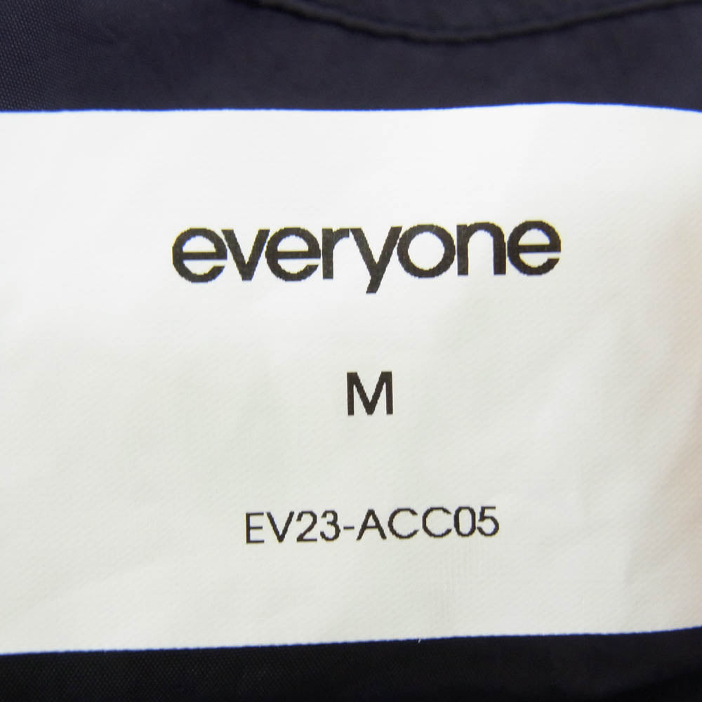 エブリワン EV23-ACC05 ナイロン ロゴプリント トートバッグ ネイビー系 M【美品】【中古】