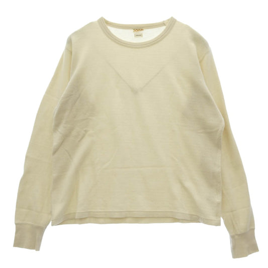 VISVIM ビズビム 19AW 0119205009006 SUBLIG THERMAL CREW 3-PACK L/S サブリグ サーマル クルーネック ロングスリーブ 長袖 Tシャツ カットソー オフホワイト系 3【中古】