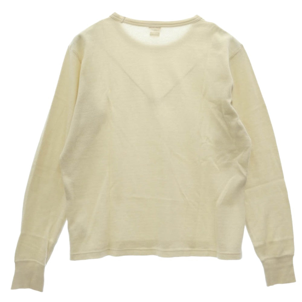 VISVIM ビズビム 19AW 0119205009006 SUBLIG THERMAL CREW 3-PACK L/S サブリグ サーマル クルーネック ロングスリーブ 長袖 Tシャツ カットソー オフホワイト系 3【中古】