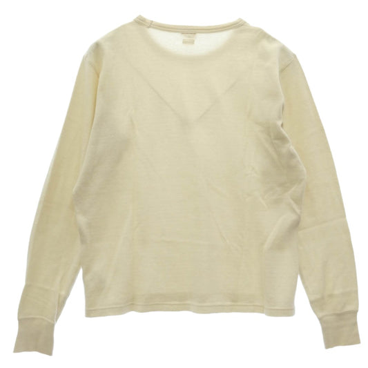 VISVIM ビズビム 19AW 0119205009006 SUBLIG THERMAL CREW 3-PACK L/S サブリグ サーマル クルーネック ロングスリーブ 長袖 Tシャツ カットソー オフホワイト系 3【中古】