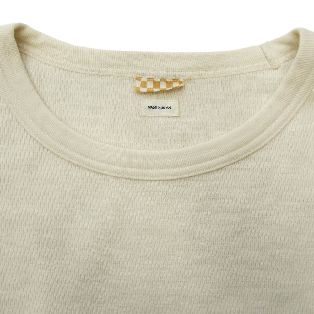 VISVIM ビズビム 19AW 0119205009006 SUBLIG THERMAL CREW 3-PACK L/S サブリグ サーマル クルーネック ロングスリーブ 長袖 Tシャツ カットソー オフホワイト系 3【中古】