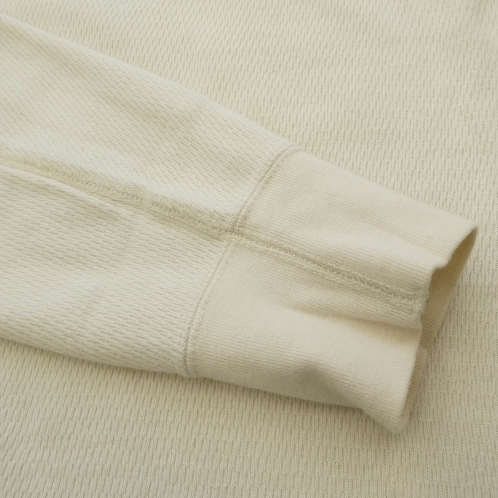 VISVIM ビズビム 19AW 0119205009006 SUBLIG THERMAL CREW 3-PACK L/S サブリグ サーマル クルーネック ロングスリーブ 長袖 Tシャツ カットソー オフホワイト系 3【中古】