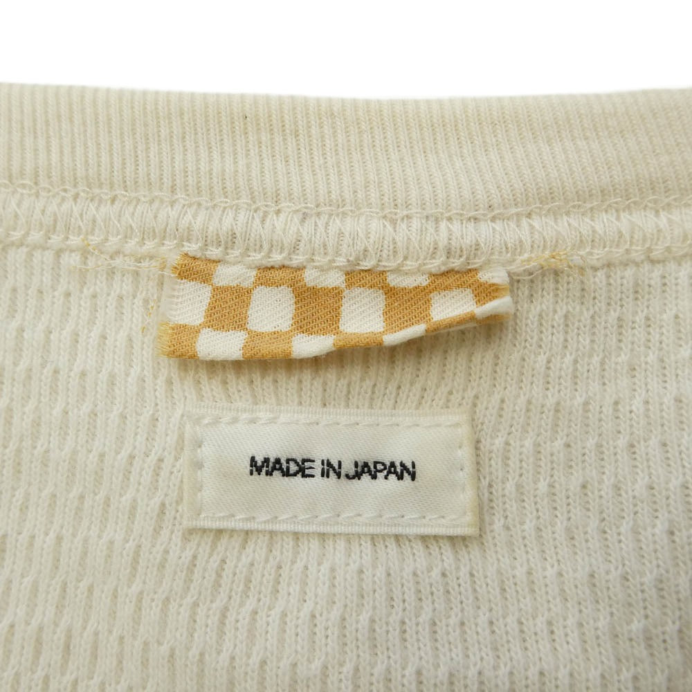 VISVIM ビズビム 19AW 0119205009006 SUBLIG THERMAL CREW 3-PACK L/S サブリグ サーマル クルーネック ロングスリーブ 長袖 Tシャツ カットソー オフホワイト系 3【中古】