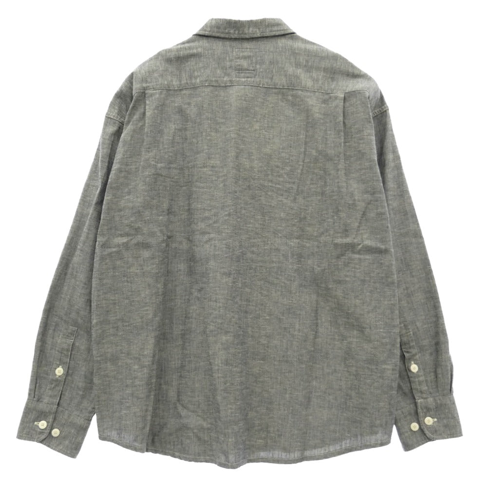 VISVIM ビズビム 25SS 0125105011024 LUMBER CHAMBRAY L/S ランバー シャンブレー 長袖 シャツ ネイビー系 2【中古】