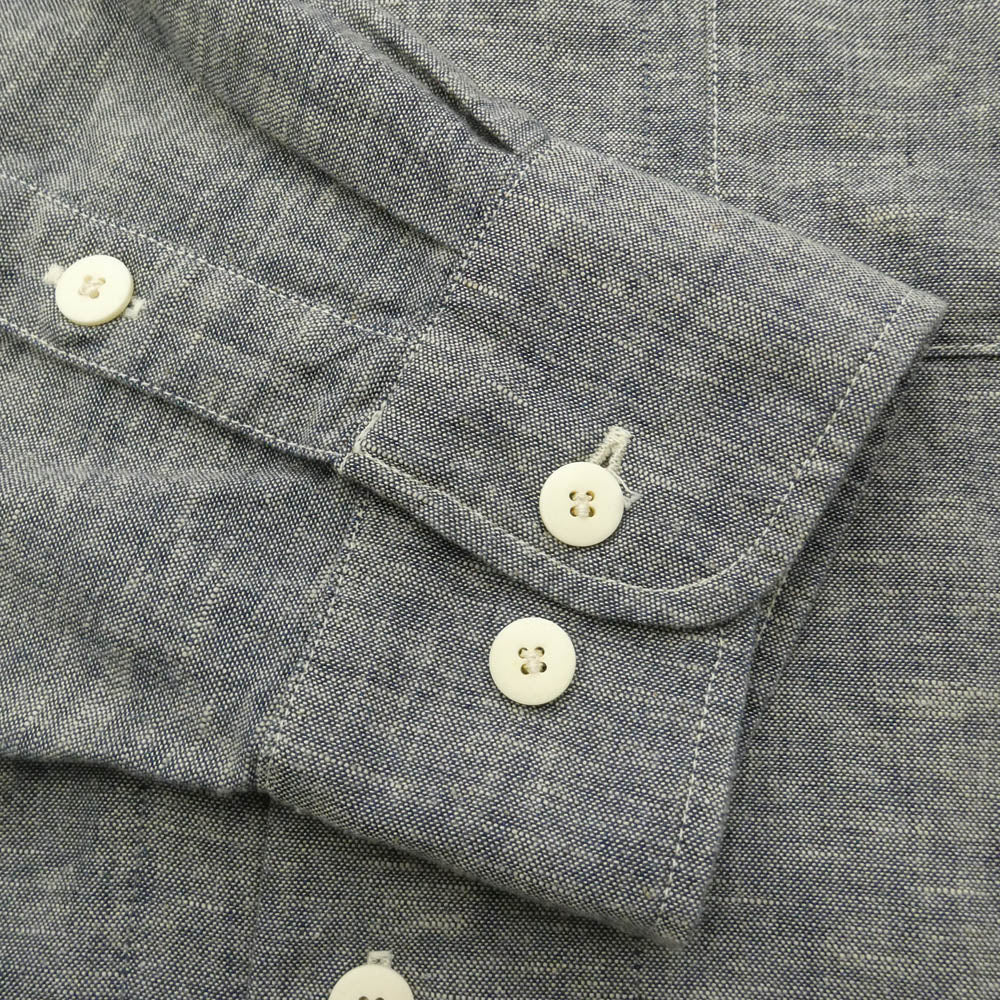 VISVIM ビズビム 25SS 0125105011024 LUMBER CHAMBRAY L/S ランバー シャンブレー 長袖 シャツ ネイビー系 2【中古】