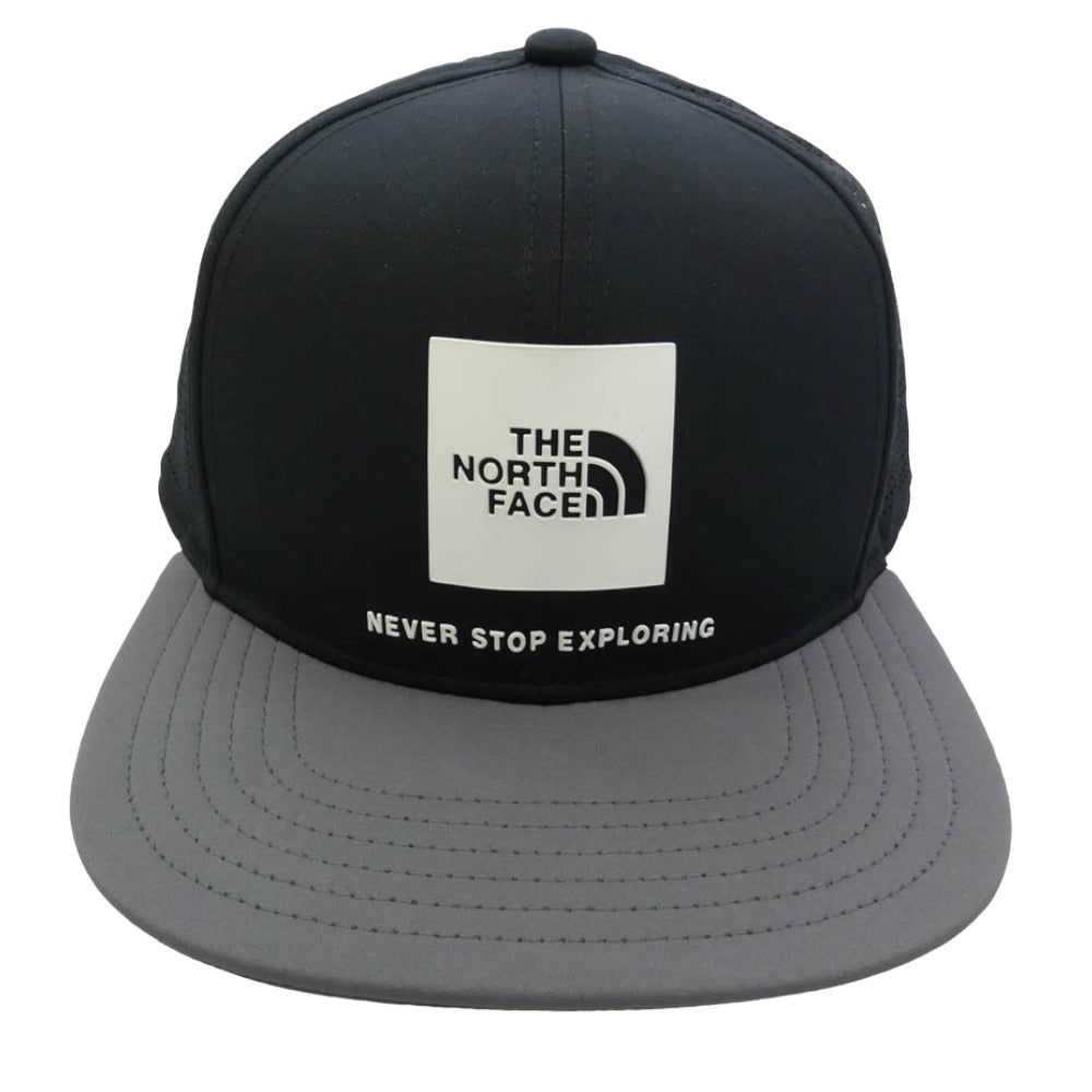 THE NORTH FACE ノースフェイス NN02285 テックロゴ キャップ 帽子 ブラック系 FREE【美品】【中古】