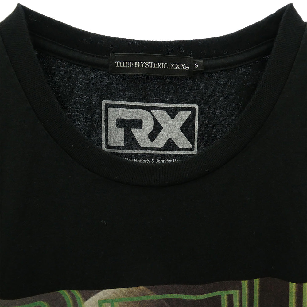 HYSTERIC GLAMOUR ヒステリックグラマー 06201CT03 ROYAL TRUX JENNIFER プリント 半袖 Tシャツ ブラック系 S【中古】