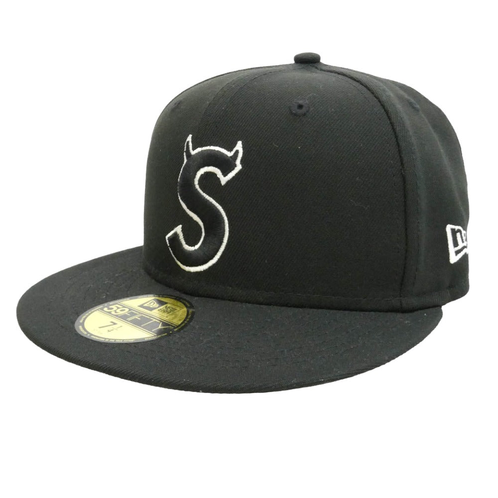 Supreme シュプリーム NEW ERA ニューエラ 22AW x New Era ニューエラ S Logo エスロゴ デビル キャップ 帽子 ブラック系【中古】